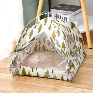 Galuxia Cat Tent Cat Cat House Enclosed Pet Bed