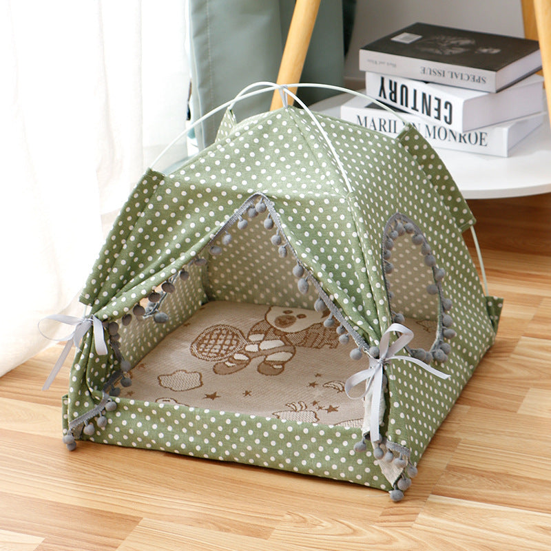 Galuxia Cat Tent Cat Cat House Enclosed Pet Bed