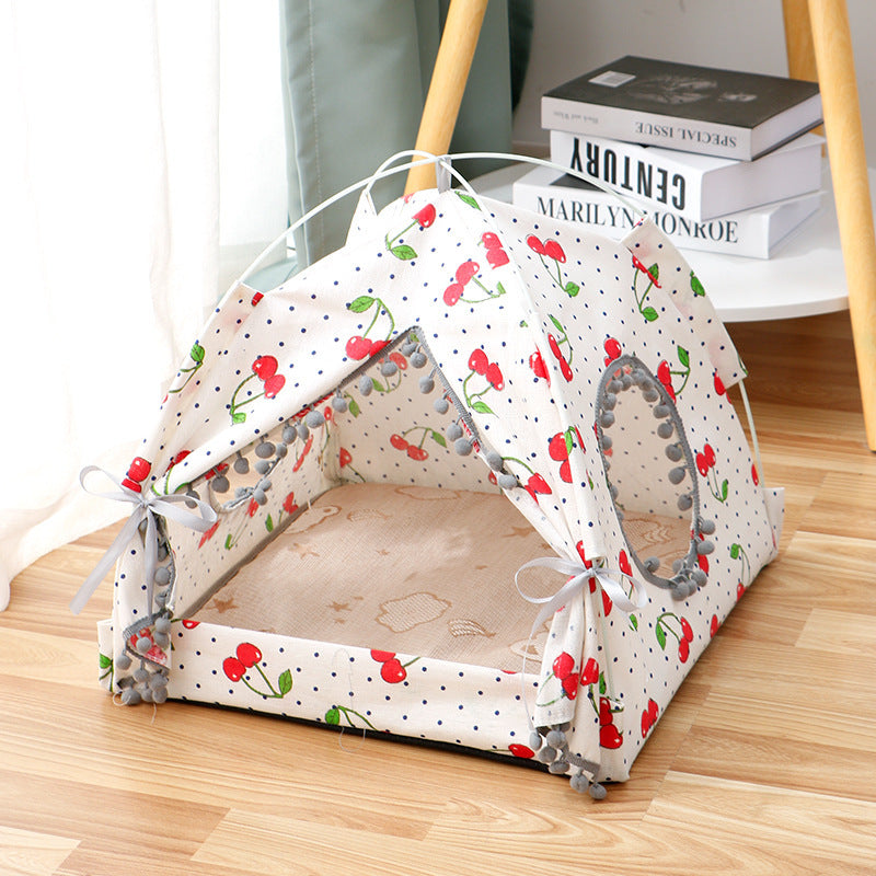 Galuxia Cat Tent Cat Cat House Enclosed Pet Bed