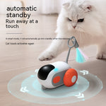 Galuxia Remote Control Interactive Cat Car Toy USB Charging Chasing Automatic Self-moving Remote Smart Control Car Interactive Cat Toy Pet Products