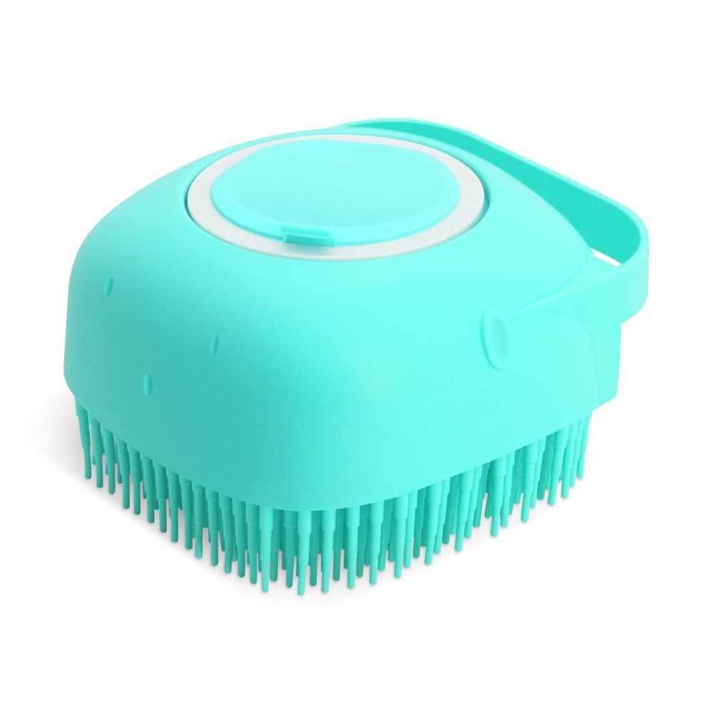 Galuxia Pet Dog Shampoo Massager Brush Cat Massage Comb Grooming Scrubber Shower Brush For Bathing Short Hair Soft Silicone Brushes
