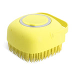 Galuxia Pet Dog Shampoo Massager Brush Cat Massage Comb Grooming Scrubber Shower Brush For Bathing Short Hair Soft Silicone Brushes