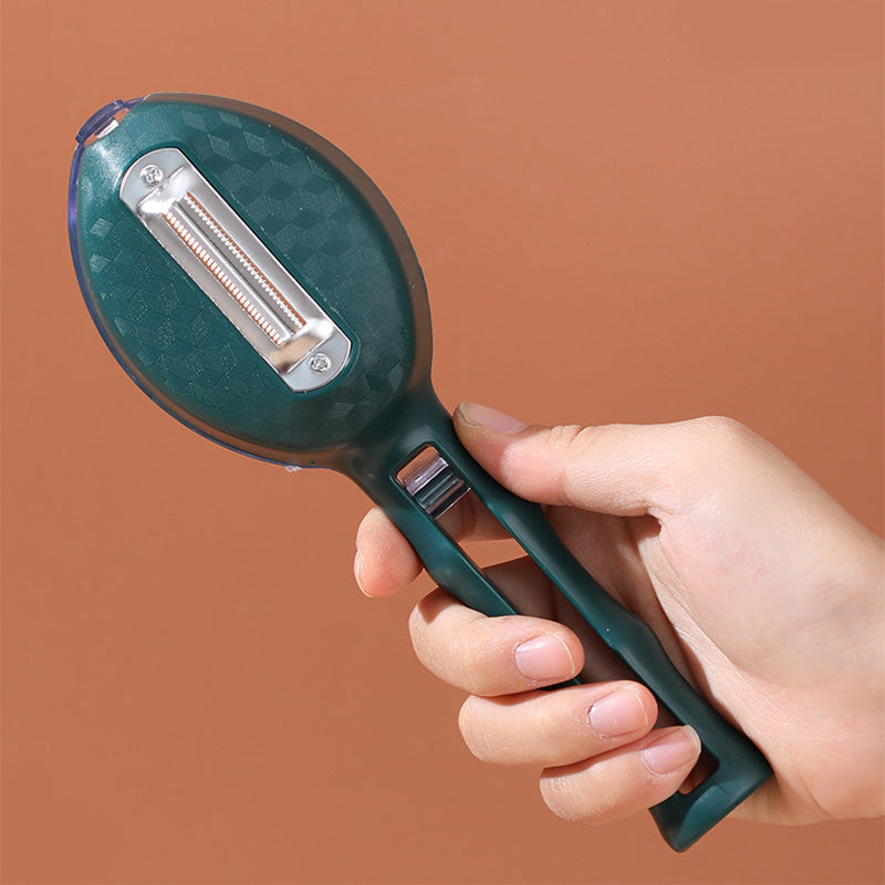Galuxia Peeling Knife With Storage Lid Fruit And Potato Peeler Kitchen Gadgets