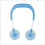 Galuxia Charging portable lazy fan student desktop fan hanging neck fan