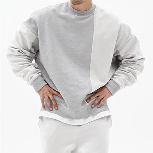Galuxia Pullover Round Neck Sweater Loose Men Clothes