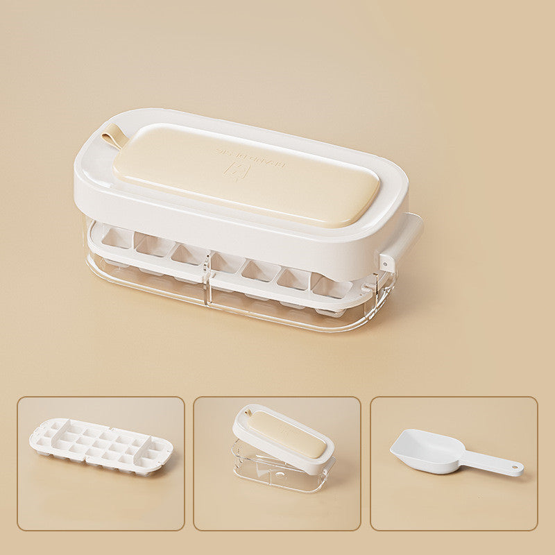 Galuxia Ice Box Ice Cube Tray Grid High Capacity Food Grade Kitchen Gadgets