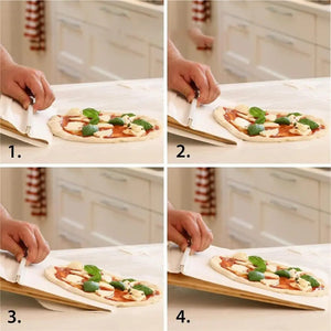 Galuxia Kitchen Gadgets Sliding Pizza Shovel Non Stick Pizza Smooth Cutting Board Storage Transfer Board Kitchen Baking Tool