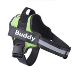 Galuxia Personalized Dog Harness NO PULL Reflective Breathable Adjustable Pet Harness Vest For Small Large Dog Custom Patch Pet Supplies