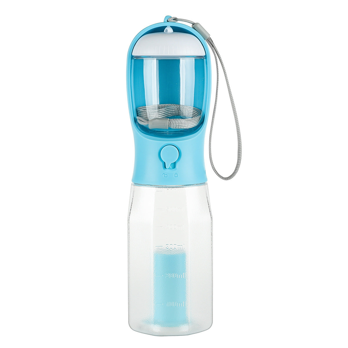 Galuxia Portable Cat Dog Water Bottle Food Feeder Drinker Poop Dispenser 3 In 1 Leak-proof Multifunctional Dog Water Bottle Pet Products