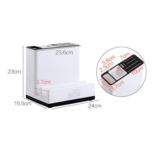 Galuxia Tableware Storage Holders Kitchen Knife Plastic Storages Racks For Kitchen Convenience Cabinet Kitchen Gadgets
