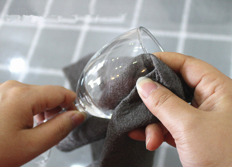 Galuxia Thickened Magic Cleaning Cloth Microfiber Surface Instant Polishing Household Cleaning Cloth For Glass Windows Mirrors Car Kitchen Gadgets