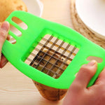 Galuxia kitchen gadgets 2 Blades Potato Cutter Chopper Stainless French Fries Slicer for kitchen cortador de vegetales Home Kitchen Tool