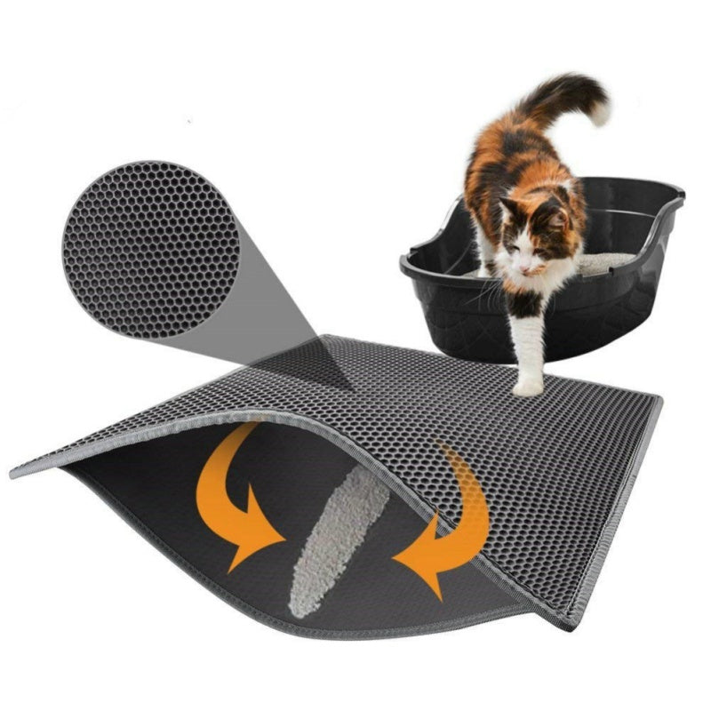 Galuxia Cat Litter Pad Honeycomb Cat Pad Waterproof Urine Proof Pad Pet Supplies