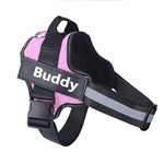 Galuxia Personalized Dog Harness NO PULL Reflective Breathable Adjustable Pet Harness Vest For Small Large Dog Custom Patch Pet Supplies
