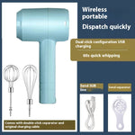 Galuxia Electric Whisk Wireless Handheld Rechargeable Cream Mixer Kitchen Gadgets