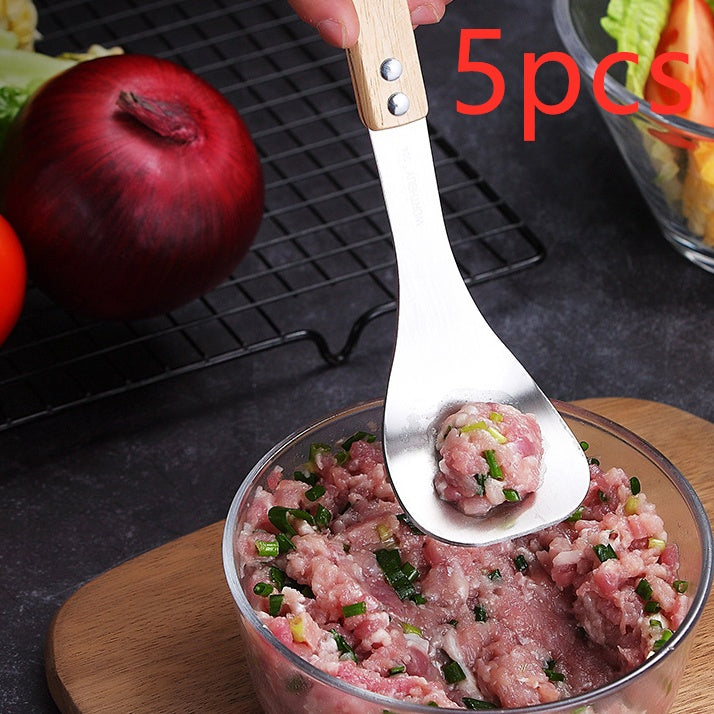 Galuxia Stainless Steel Pressed Meatball Maker Granules Tool Creative Homemade Lean Meatballs Kitchen Gadgets