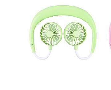 Galuxia Charging portable lazy fan student desktop fan hanging neck fan