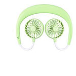 Galuxia Charging portable lazy fan student desktop fan hanging neck fan