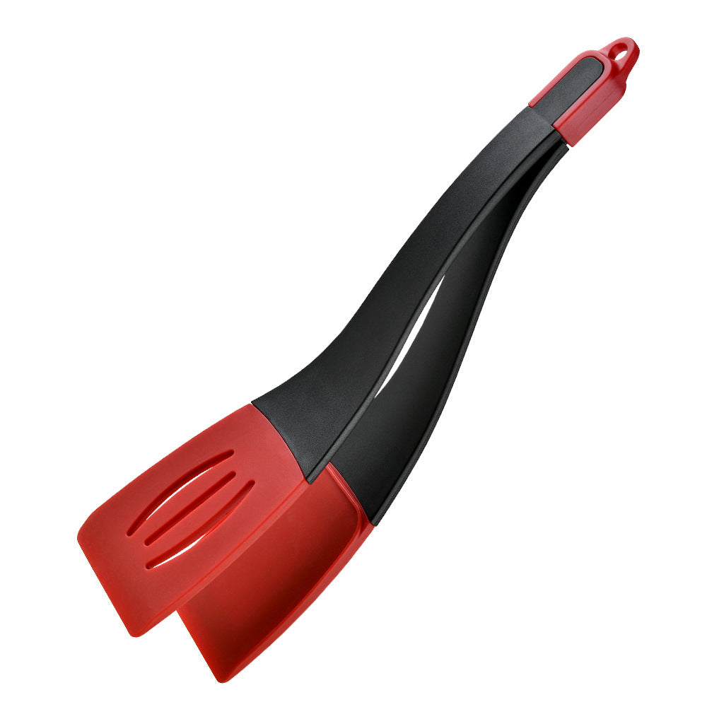 Galuxia 3 In 1 Frying Spatula Clip Silicone Food Clip Frying Steak Pancakes Shovel Slotted Turners Kitchen Tools Cooking Utensils Kitchen Gadgets