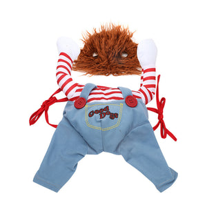 Galuxia Halloween Pet Costume Pet Dog Funny Clothes Adjustable Dog Cosplay Costume Scary Costume Party Gatherings