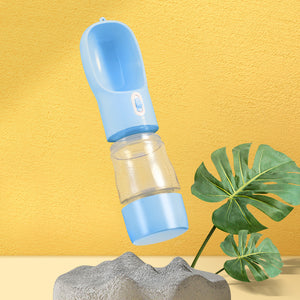 Galuxia Pet Dog Water Bottle Feeder Bowl Portable Water Food Bottle Pets Outdoor Travel Drinking Dog Bowls Water Bowl For Dogs