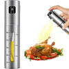 Galuxia Fuel Spray Can Household Kitchen Supplies Artifact Stainless Steel Oil Injection Bottle Spice Bottle Spray Press Type Barbecue Oil Bottle Kitchen Gadgets