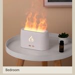 Galuxia Factory Price Flame Humidifier Aroma Diffusers Machine Home Bedroom Silent Essential Oil Flame Aroma Diffuser