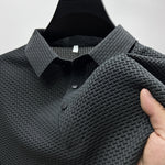Galuxia Mesh Ice Silk Short Sleeve T-shirt Mens Clothing