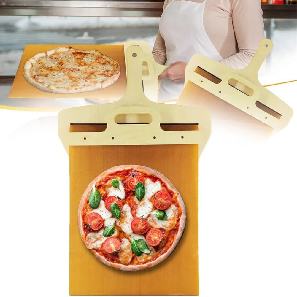 Galuxia Kitchen Gadgets Sliding Pizza Shovel Non Stick Pizza Smooth Cutting Board Storage Transfer Board Kitchen Baking Tool
