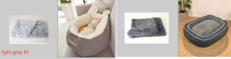 Galuxia Pet Dog Bed Warming Soft Sleeping Bag Cushion Puppy Kennel