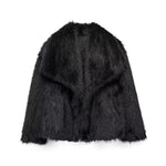 Galuxia Winter Plush Coat – Fashion Thicken Lapel Outerwear for Women