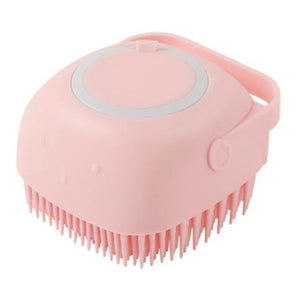 Galuxia Silicone Dog Bath Massage Gloves Brush Pet Cat Bathroom Cleaning Tool Comb Brush For Dog Can Pour Shampoo Dog Grooming Supplies