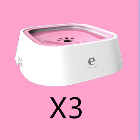 Galuxia 1.5L Cat Dog Water Bowl Carried Floating Bowl Anti-Overflow Slow Water Feeder Dispenser Pet Fountain ABS&PP Dog Supplies