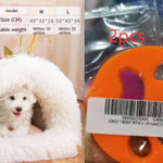 Galuxia New Splice Portable Pet Nest Portable Autumn And Winter Warm Dog Nest Moisture-proof Long Fur Cat Nest Cross Border Pet Nest