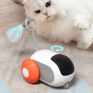 Galuxia Remote Control Interactive Cat Car Toy USB Charging Chasing Automatic Self-moving Remote Smart Control Car Interactive Cat Toy Pet Products