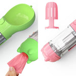 Galuxia Pet Water Bottle Feeder Bowl Garbage Bag Storage Portable Pet Outdoor Travel 3 In 1 Dog Water Bottle