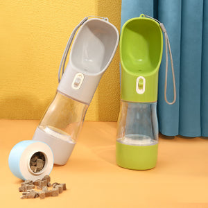 Galuxia Pet Dog Water Bottle Feeder Bowl Portable Water Food Bottle Pets Outdoor Travel Drinking Dog Bowls Water Bowl For Dogs
