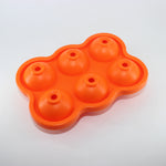 Galuxia Large Ice Cube Maker Silicone Mold 6 Cell Big Sphere Ice Ball Tray Whiskey Wine Cocktail Party Bar Accessories Kitchen Gadgets