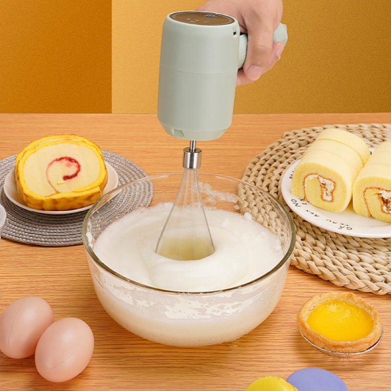 Galuxia Electric Whisk Wireless Handheld Rechargeable Cream Mixer Kitchen Gadgets