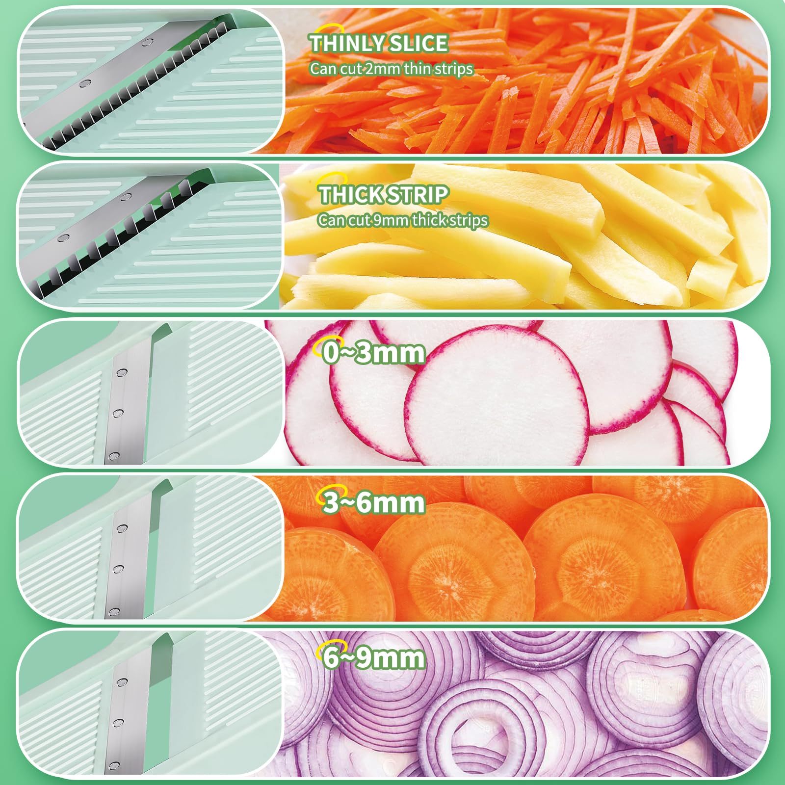 Galuxia Household Vegetable Cutting Potato Slicer Shredder Multifunctional Fruit Julienne Slicer Grater With Handle Kitchen Gadgets