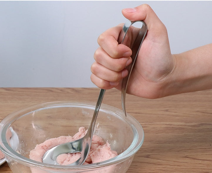 Galuxia Stainless Steel Pressed Meatball Maker Granules Tool Creative Homemade Lean Meatballs Kitchen Gadgets