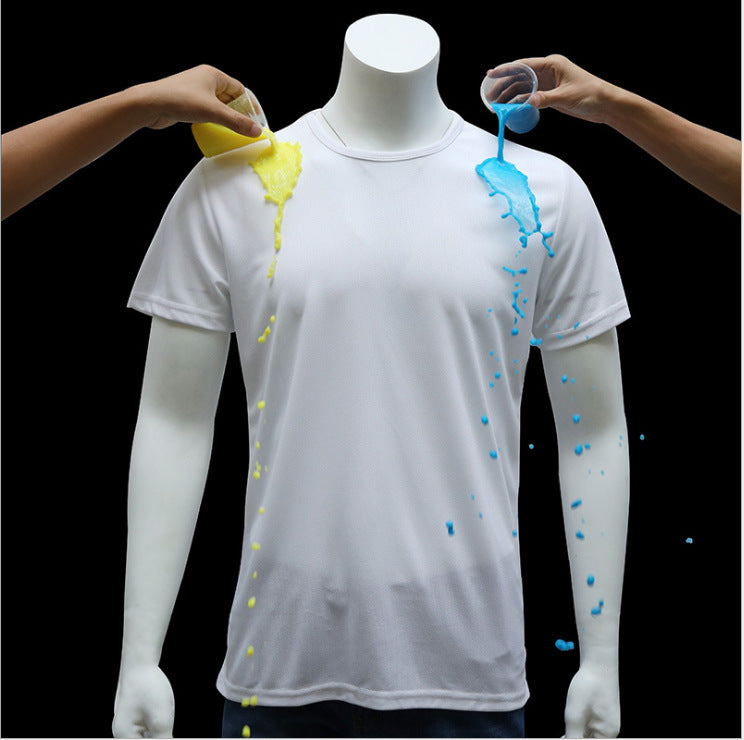 Galuxia Quick-drying Waterproof Anti-fouling T-shirt Couple Half Sleeve Bottoming Shirt