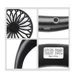 Galuxia Charging portable lazy fan student desktop fan hanging neck fan