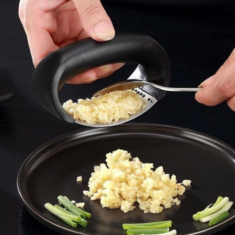 Galuxia Stainless Steel Garlic Masher Garlic Press Household Manual Curve Fruit Vegetable Tools Kitchen Gadgets
