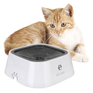 Galuxia 1.5L Cat Dog Water Bowl Carried Floating Bowl Anti-Overflow Slow Water Feeder Dispenser Pet Fountain ABS&PP Dog Supplies