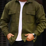 Galuxia Coat Men Polo Collar Top Men Fashion Work Clothes