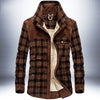 Galuxia Winter Jacket Men Thicken Warm Fleece Jackets Coats Pure Cotton Plaid Jacket Military Clothes