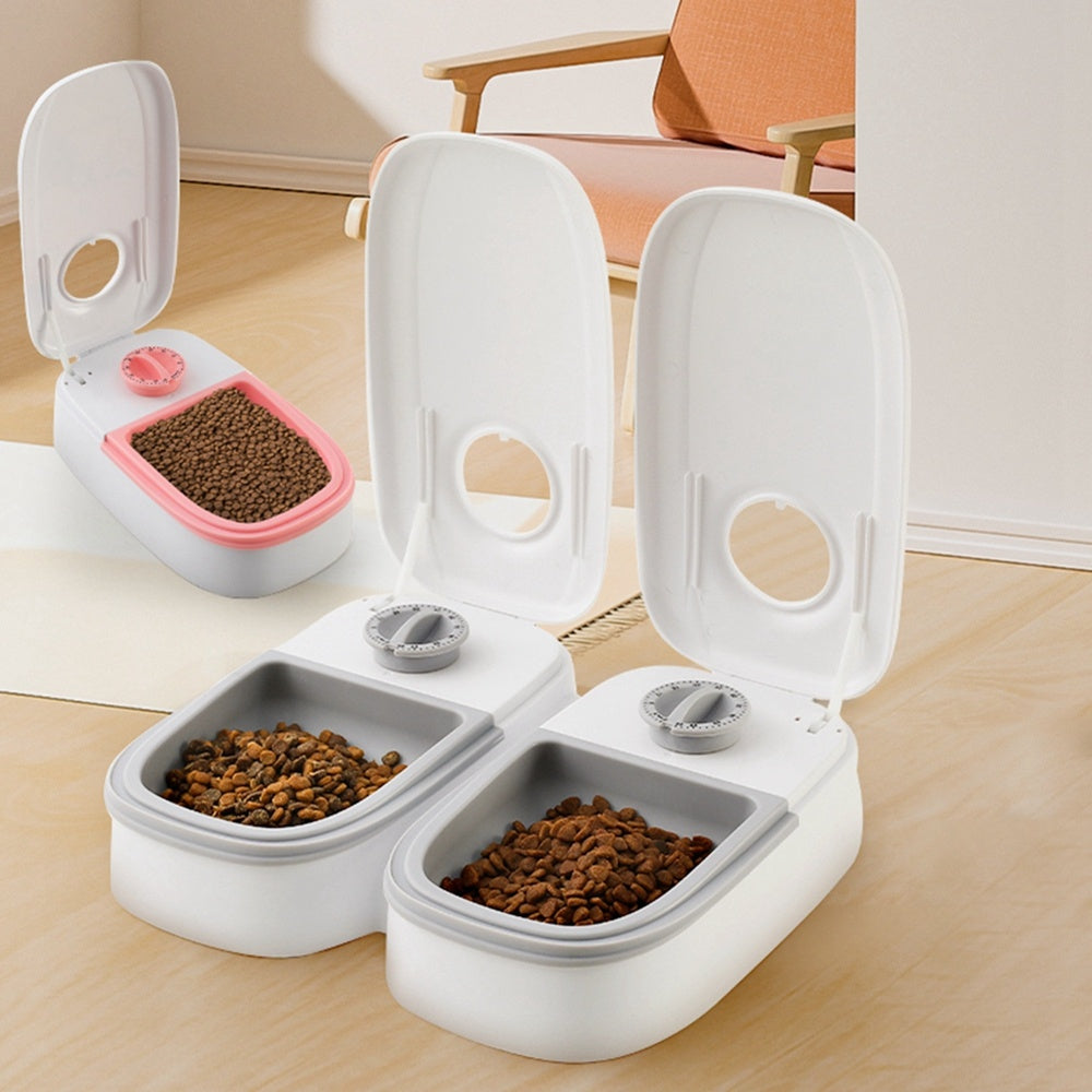 Galuxia Automatic Pet Feeder Smart Food Dispenser For Cats Dogs Timer Stainless Steel Bowl Auto Dog Cat Pet Feeding Pets Supplies