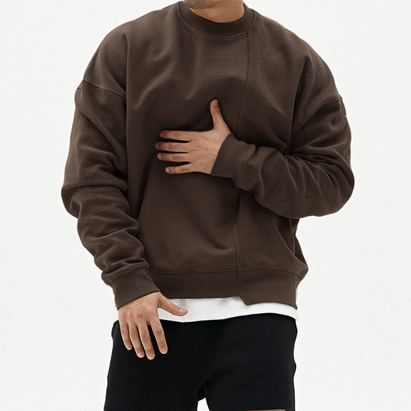 Galuxia Pullover Round Neck Sweater Loose Men Clothes