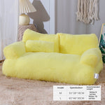 Galuxia Luxury Cat Bed Sofa Winter Warm Cat Nest Pet Bed For Small Medium Dogs Cats Comfortable Plush Puppy Bed Pet Supplies